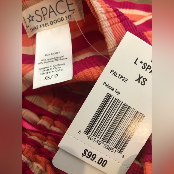 NWT L*Space FULL SET Paloma Lounge Flare Pants and Halter Top - Size XS - Picture 9 of 10